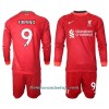 Conjunto (Camiseta+Pantalón Corto) Manga Larga Liverpool FIRMINO 9 Primera Equipación 2021/22 - Niño